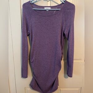 Liz Lange Maternity Heathered Purple Top